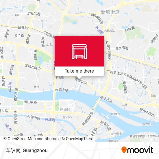 车陂南 map