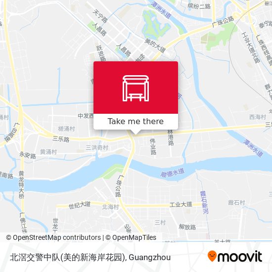 北滘交警中队(美的新海岸花园) map