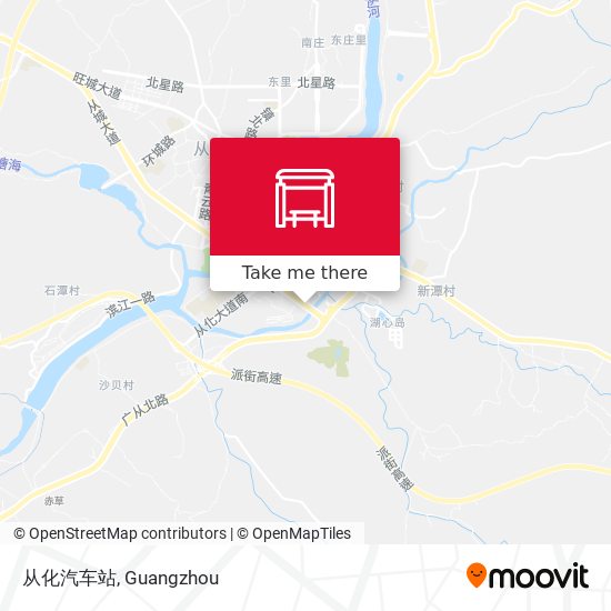 从化汽车站 map