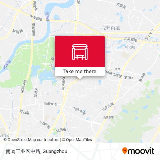 南岭工业区中路 map
