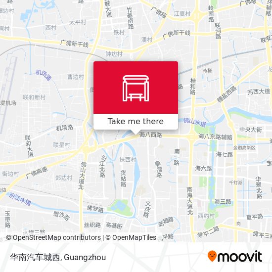 华南汽车城西 map