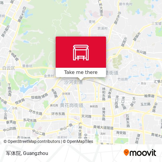 军体院 map