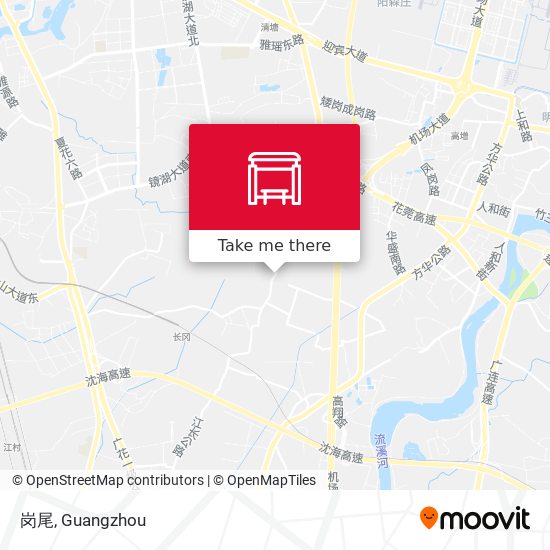 岗尾 map