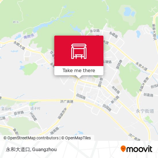 永和大道口 map