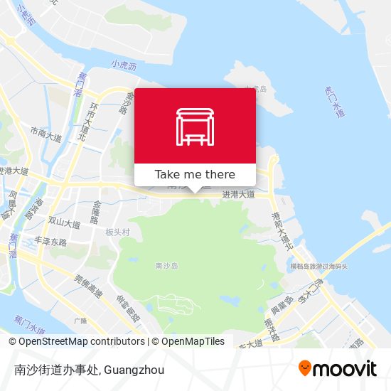 南沙街道办事处 map