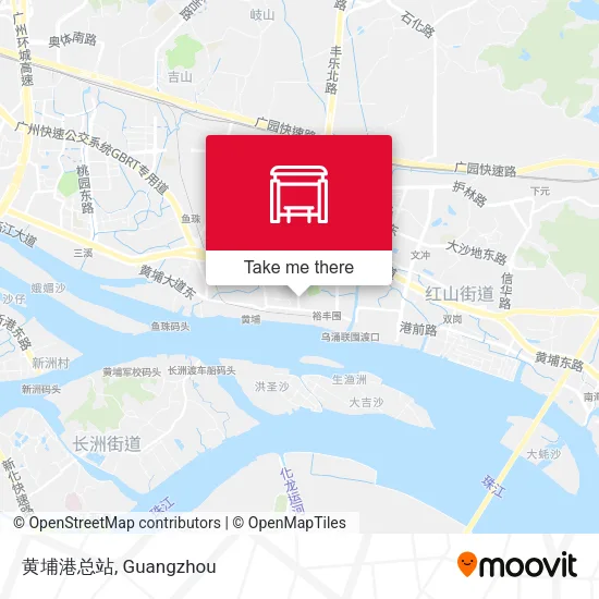 黄埔港总站 map