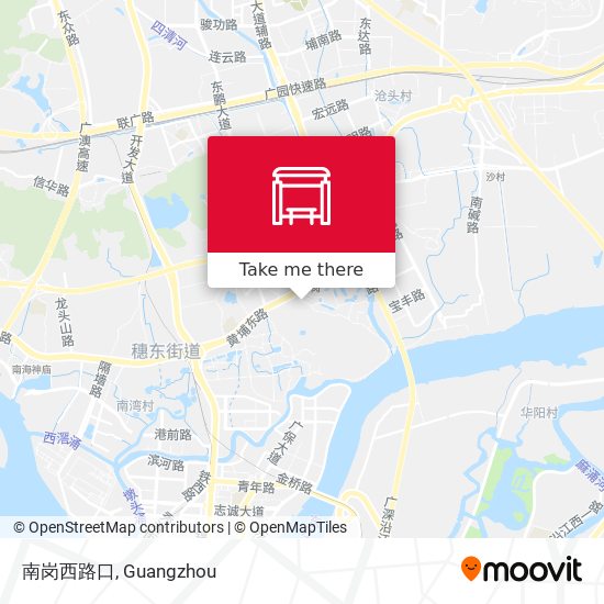 南岗西路口 map