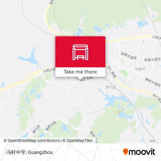 冯村中学 map