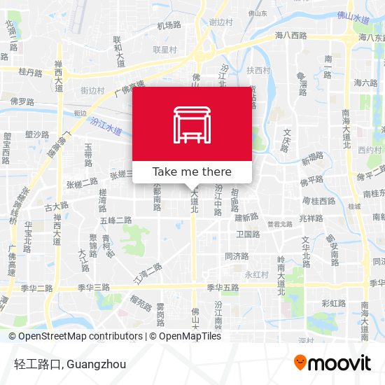 轻工路口 map