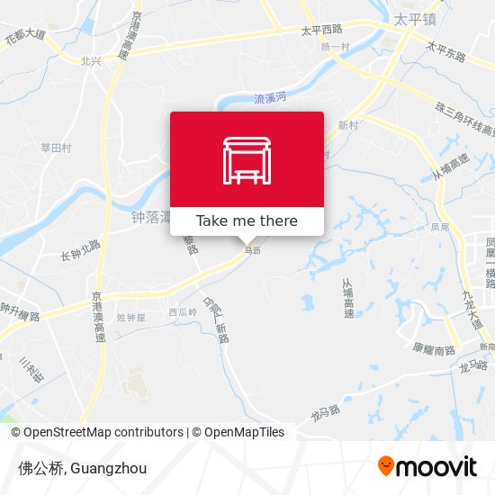 佛公桥 map