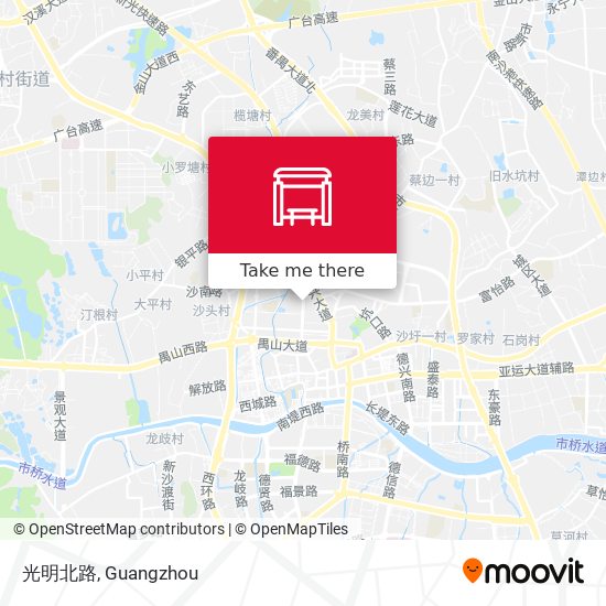 光明北路 map