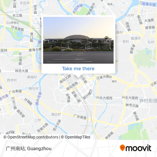 广州南站 map
