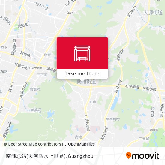 南湖总站(大河马水上世界) map