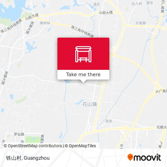 铁山村 map