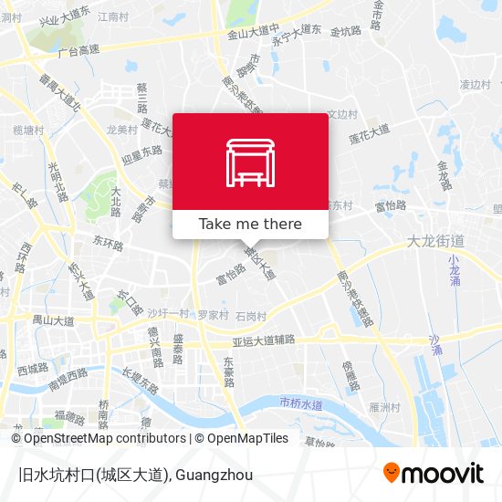 旧水坑村口(城区大道) map