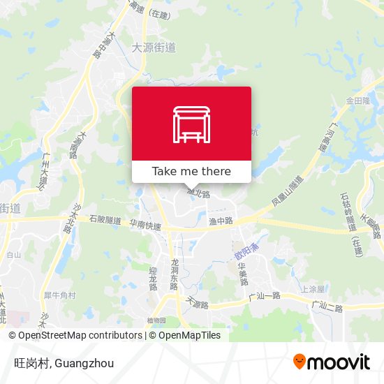 旺岗村 map