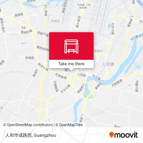 人和华成路西 map