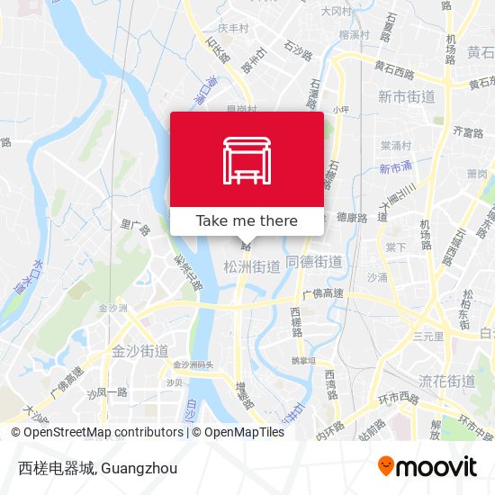 西槎电器城 map