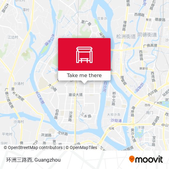 环洲三路西 map