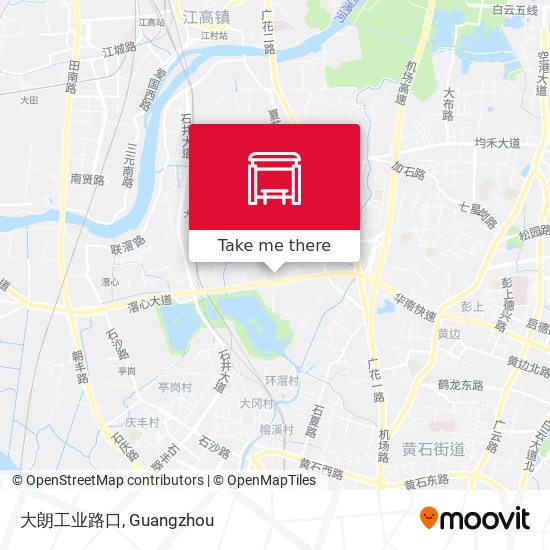 大朗工业路口 map
