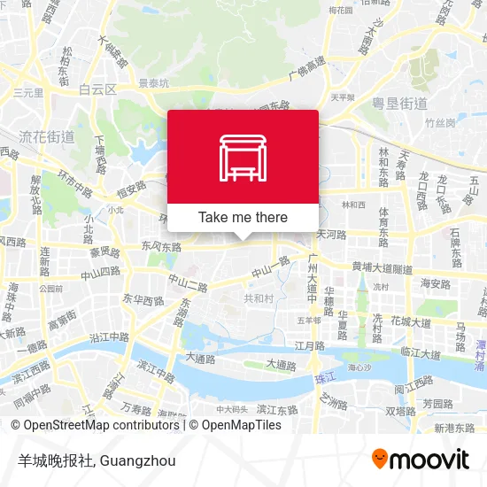 羊城晚报社 map