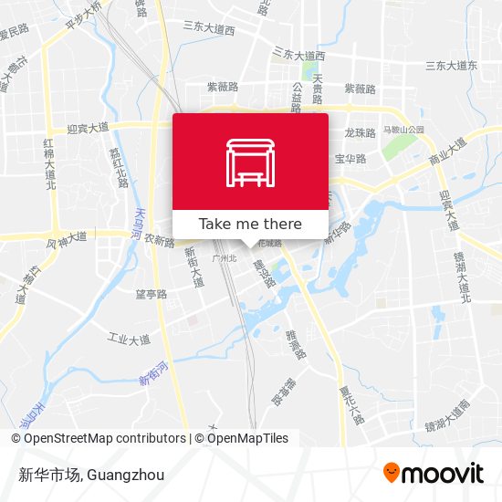 新华市场 map