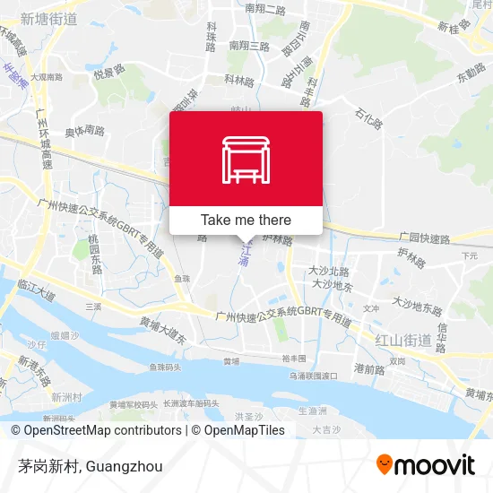 茅岗新村 map