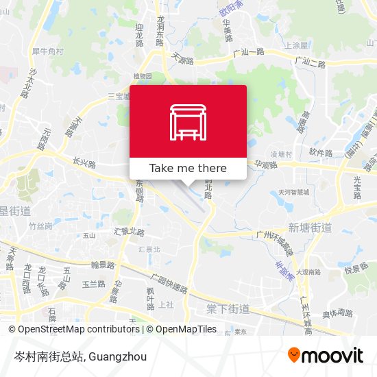 岑村南街总站 map