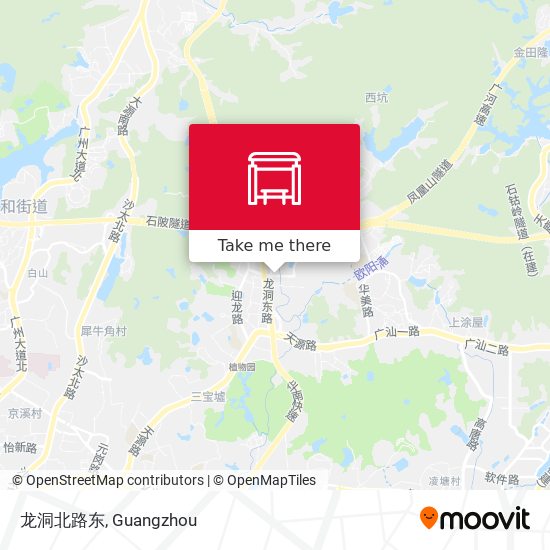 龙洞北路东 map