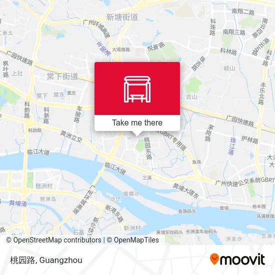 桃园路 map