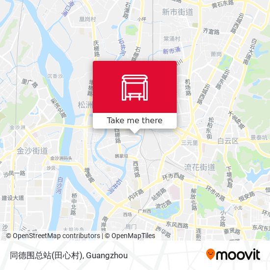 同德围总站(田心村) map