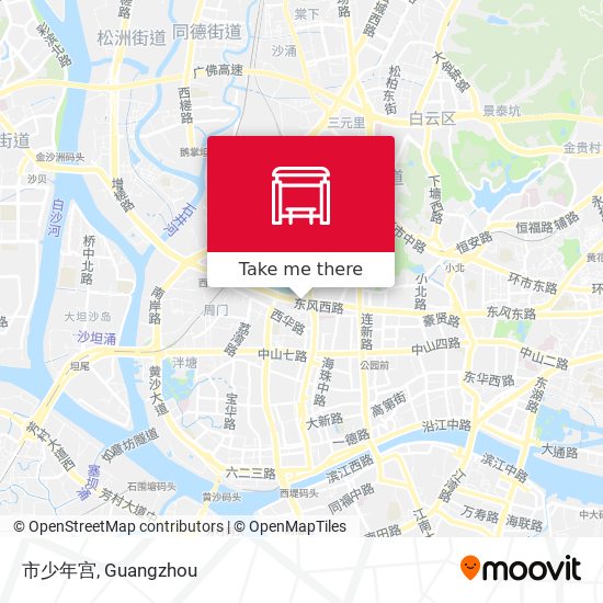 市少年宫 map