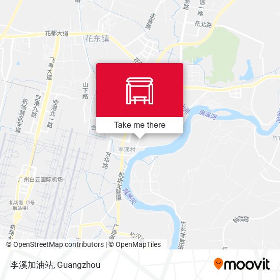 李溪加油站 map
