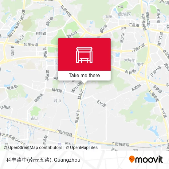 科丰路中(南云五路) map