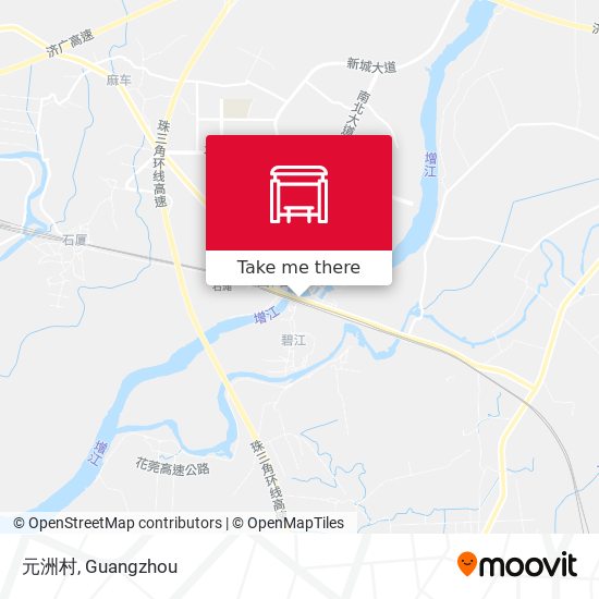 元洲村 map