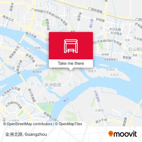 金洲北路 map