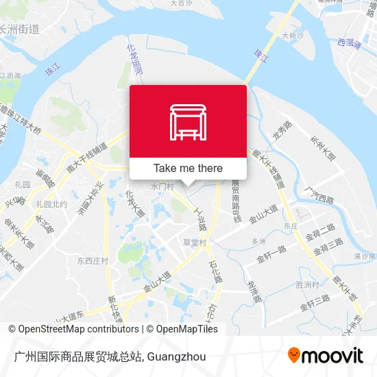广州国际商品展贸城总站 map