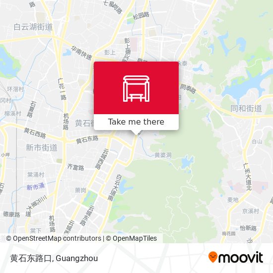 黄石东路口 map