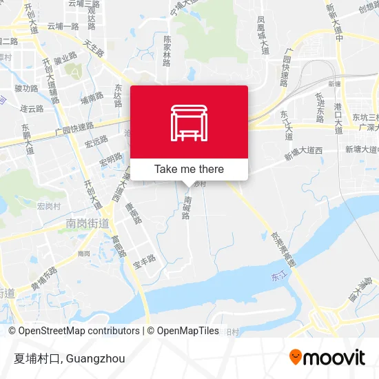 夏埔村口 map