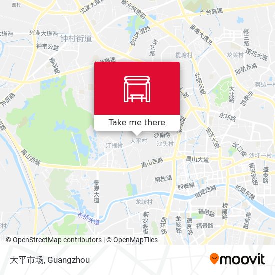 大平市场 map