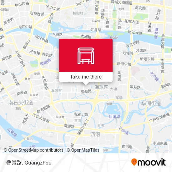 叠景路 map