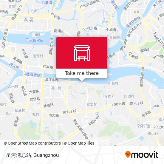 星河湾总站 map