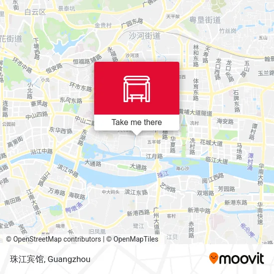 珠江宾馆 map