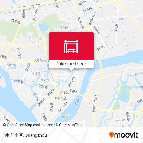 南宁小区 map