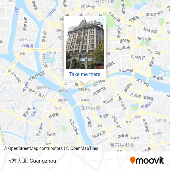 南方大厦 map