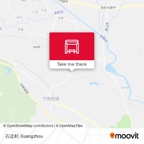 石迳村 map
