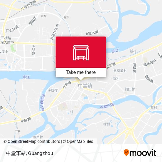 中堂车站 map