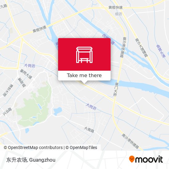 东升农场 map