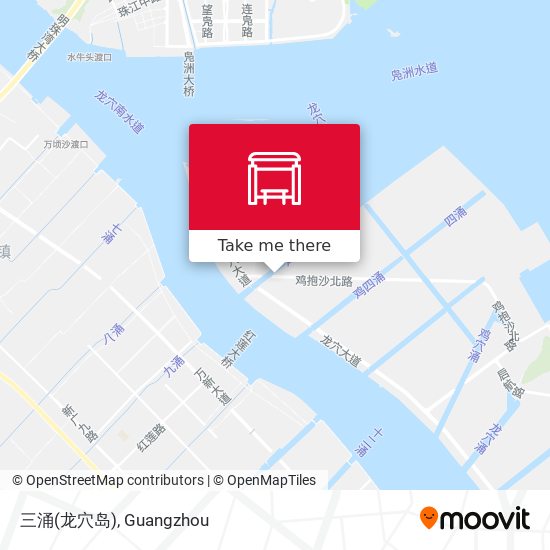 三涌(龙穴岛) map