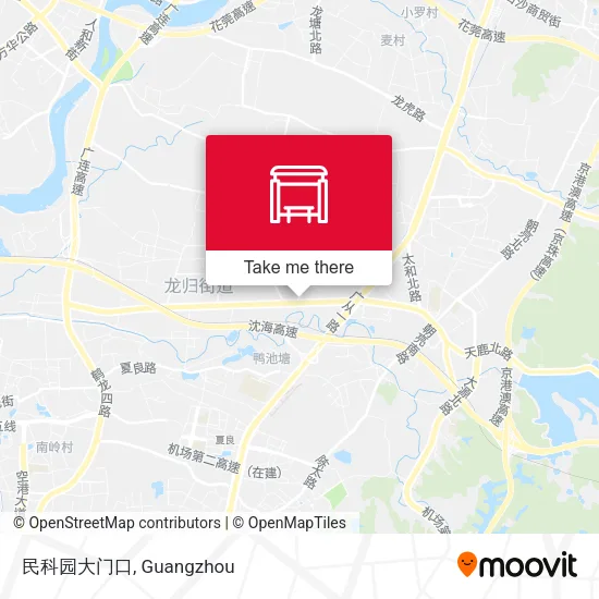 民科园大门口 map